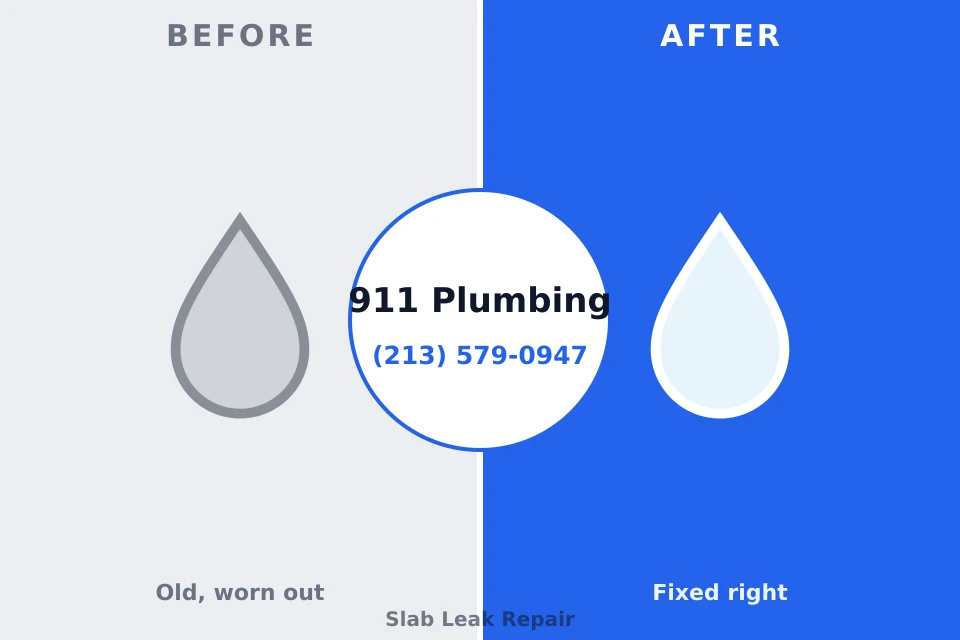 Before and after: plumbing repair Frankfort, MI